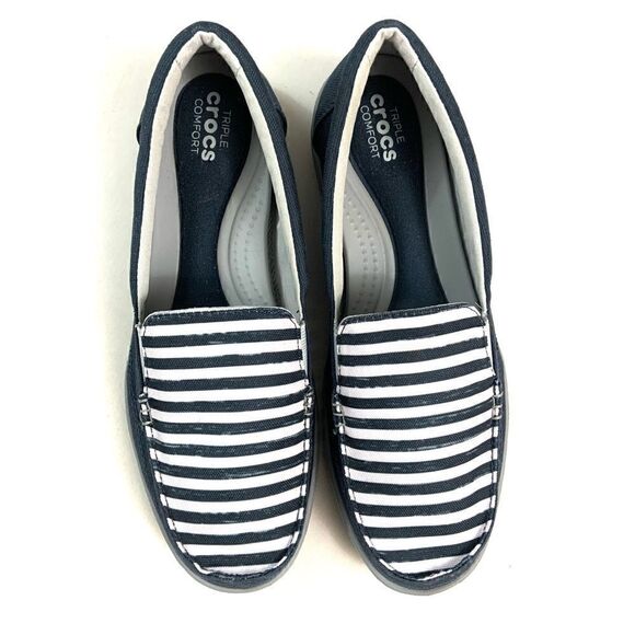 CROCS Slip-on Canvas Flats - Picture 5 of 11